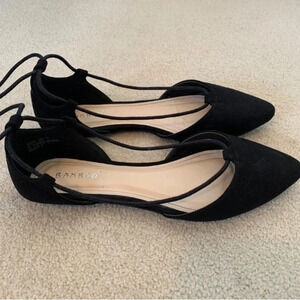 Tie Up  Ballet Flats